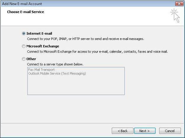 Email Setup in Outlook Express